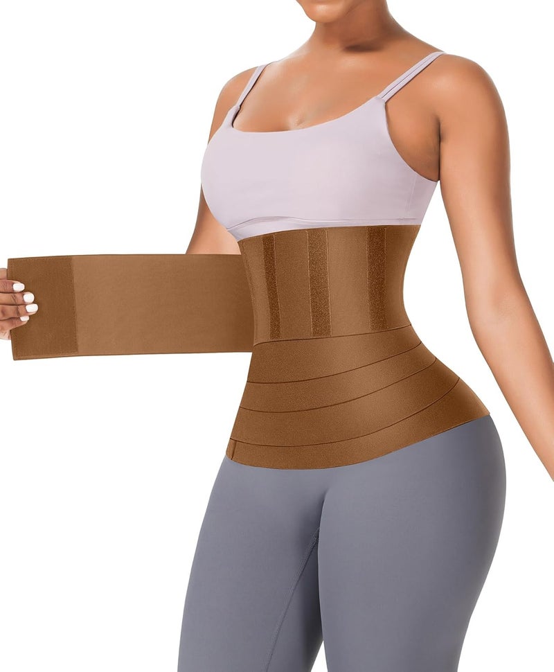 FeelinGirl Waist Trainer for Women Sauna Belt Tummy Wrap Plus Size - Image 1